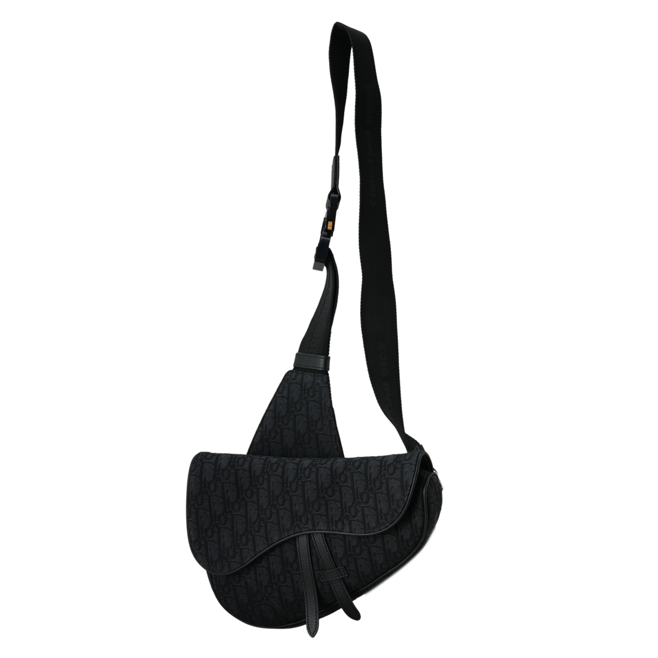 CHRISTIAN DIOR(USED)크리스찬디올 오블리크 새들백 미듐